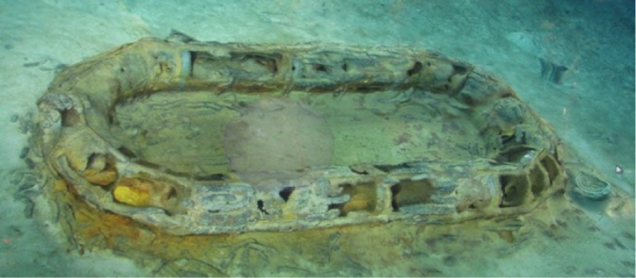 Processing the data  3d reconstruction of a Carley float soon after it was first